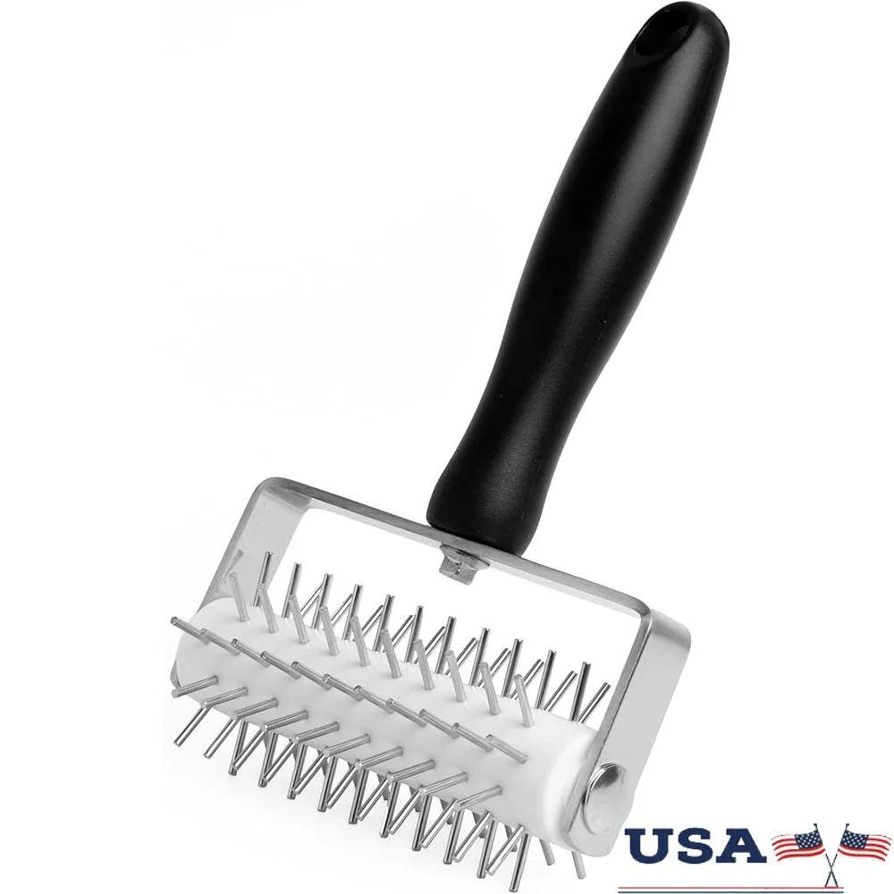 

Pizza Dough Docker 5x8 Inch Tool Even Baking Prevents Bubbles Ideal Pizza Pies Crackers Easy to Use Kitchen Accessory