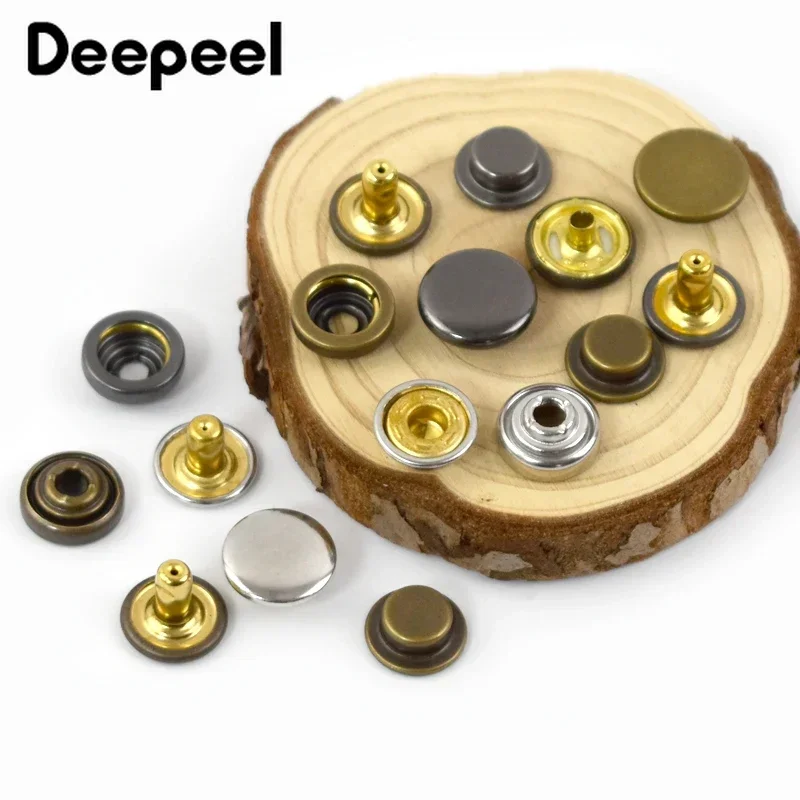 20 Sätze deepeel 11mm 503 # Metall Druckknopf verschluss Druckknöpfe unsichtbare Schließe Daunen jacke Mantel Kombination knöpfe Zubehör