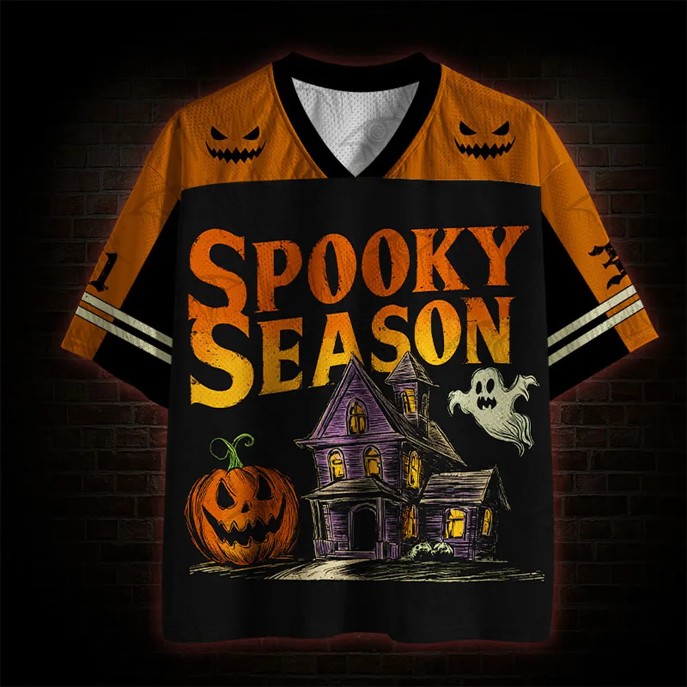 2026 New Nordic Mythical Theme Sports Fashion Short Sleeve V-neck Street View Clothing Mythical Fan Gifts T-shirt   Halloween
