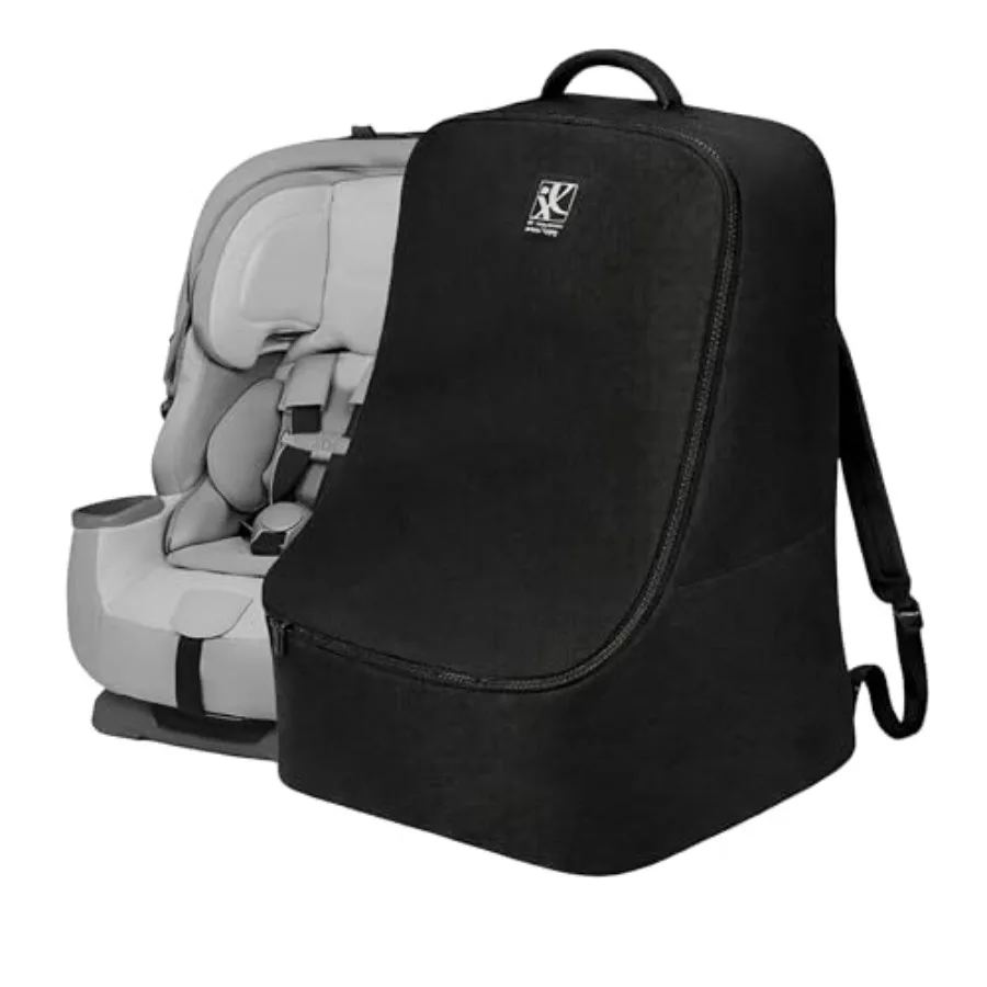 

J.L. Childress Padded Backpack Car Seat Bag - Car Seat Travel Bag for Airplane, Cover Fits Most Baby and Infant Carriers and Bo