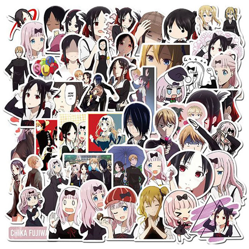 10/30/50pcs Kaguya-sama Love Is War Anime Stickers Cartoon Waterproof Decal Skateboard Laptop Phone Suitcase Kid DIY Toy Sticker