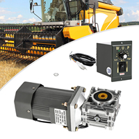 Worm Gear Motor with Governor 120W AC 220V Speed Controller Industrial Reversing Function Gear Motor