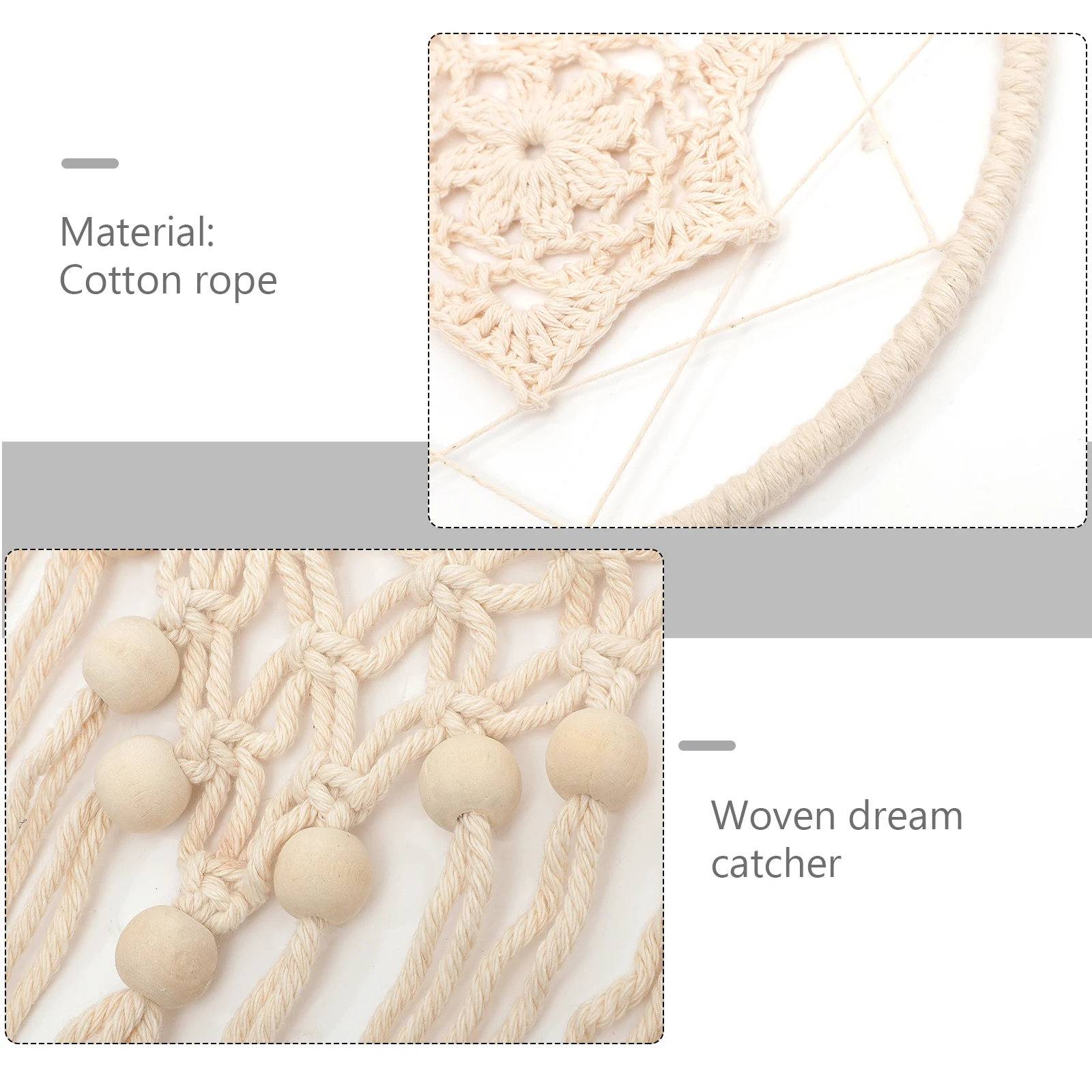 

Macrame Dream Decorative Hanging naments Cotton Rope Wall Decorations For Bedroom Hangings Bedroom Decorations