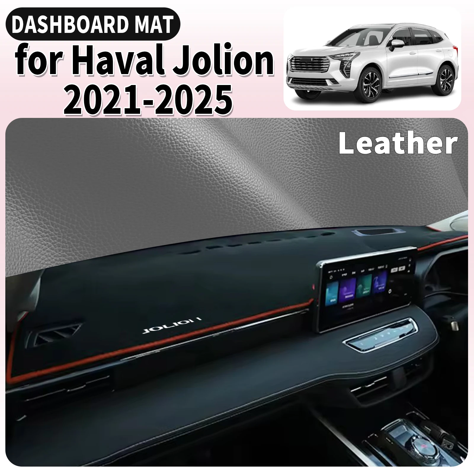 

fit for Haval Jolion 2021 2022 2023 2024 2025 Car Dashmat Dashboard Cover Pad Accessories DashMat Sunshade Protective Carpet