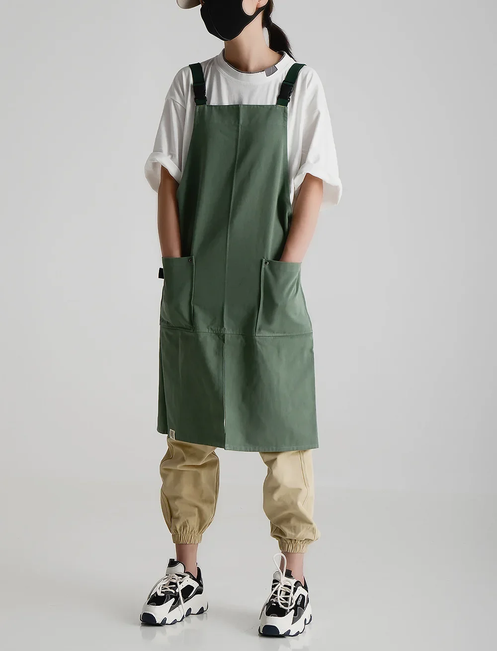 

Restaurant Ceramics 100%cotton Gardening Waiter Shop Handwork Baking Kitchen Aprons Waterproof Florist Apron Coffee Chef