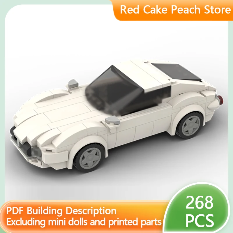 

Модель скоростного гоночного автомобиля MOC, строительные кирпичи 2000GT, супер спортивный автомобиль, модульная технология, детские праздничные подарки, сборка игрушек, костюм