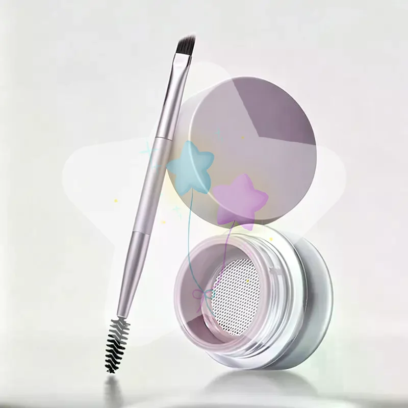 Double-headed Eyebrow Brush Eyelash Curling Comb Easy to Clean Durable Multi-purpose for Women Daily Eye Beauty Makeup