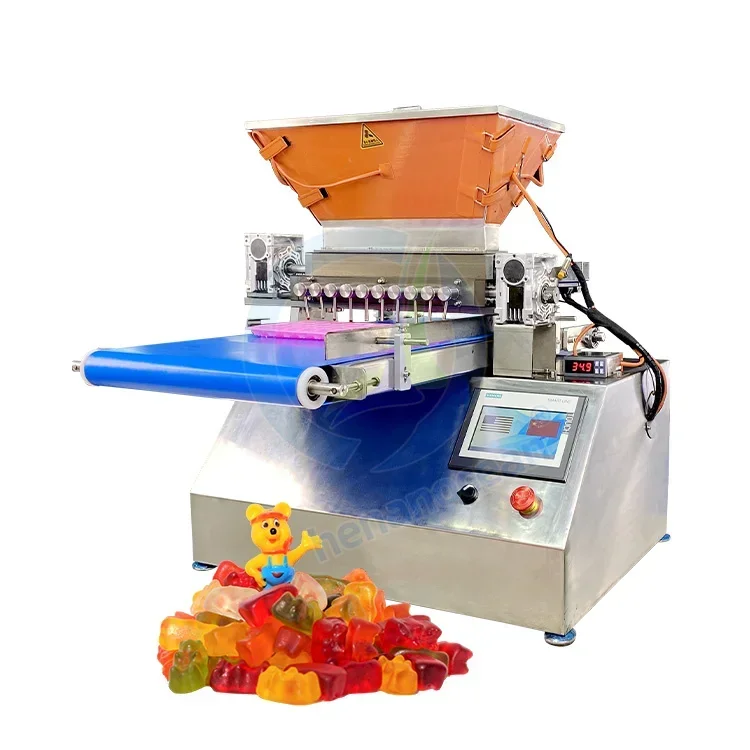 Original brand new！！Small Full Automatic Hard Lollipop Chocolate Candy Depositor Fabrication Bonbon Jelly Gummy Bear Sweet Make