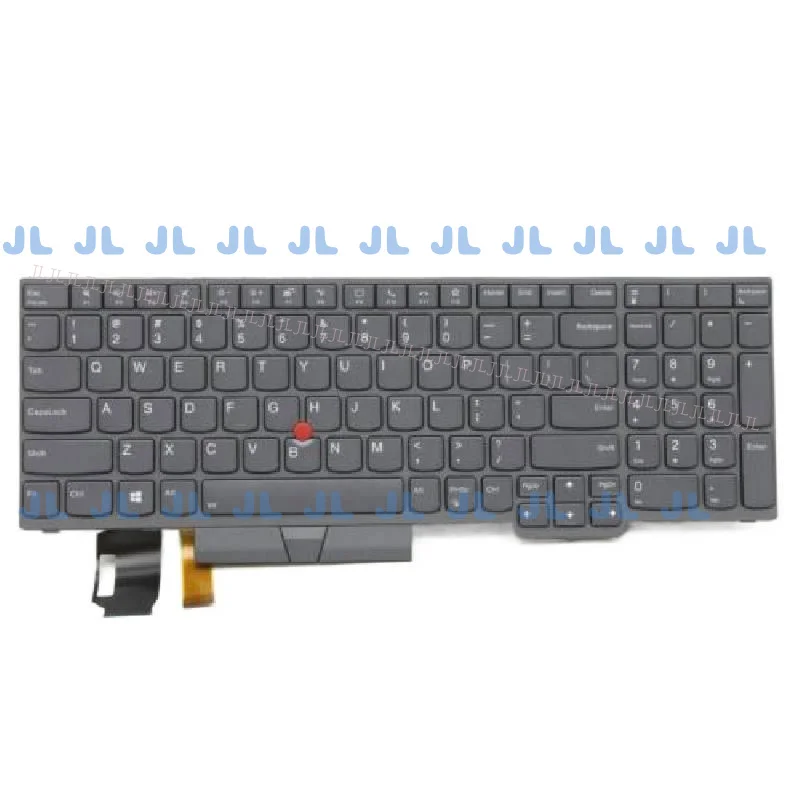 

JL New US Eng Backlit Keyboard Gray For ThinkPad T15 P15s Gen 2 20W4 20W5 20W6 20W7