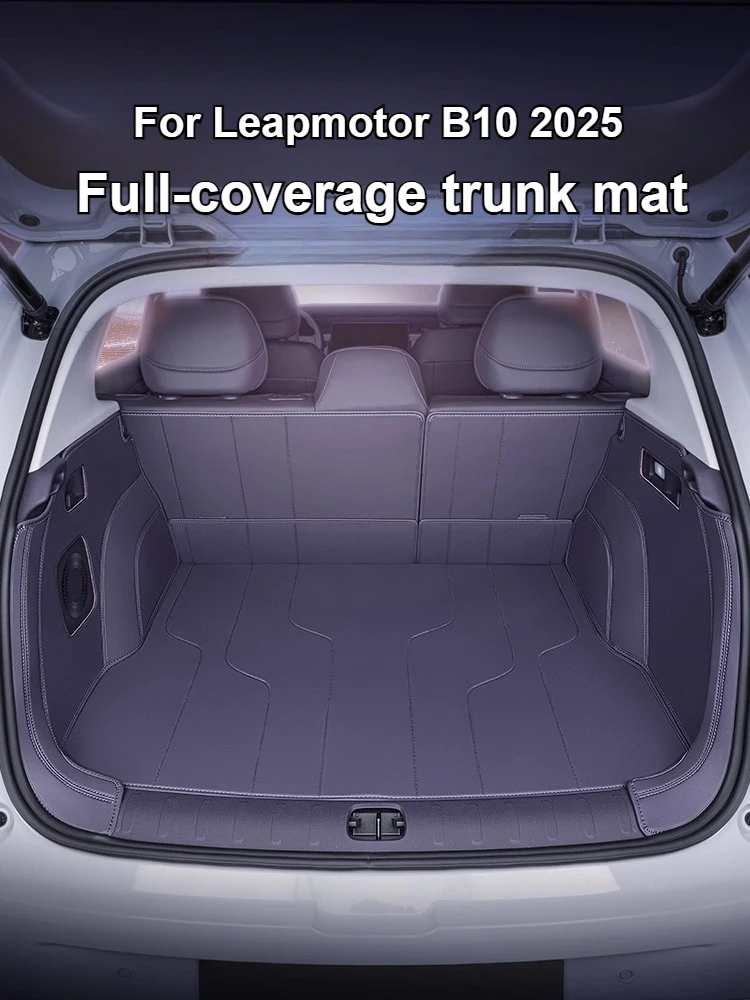 

Для Leapmotor B10 2025 коврик в багажник с полным покрытием TPE водонепроницаемый и износостойкий коврик в багажник аксессуар для модификации интерьера