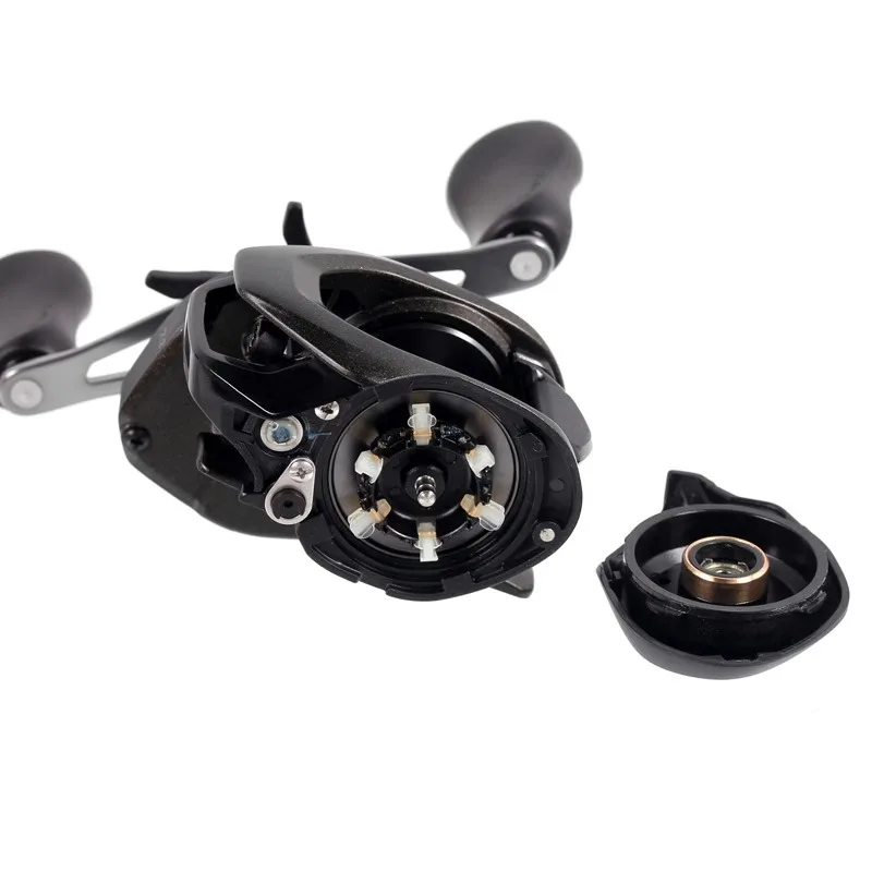 Imagem -03 - Shimano-caius Baitcasting Fishing Reel Sistema de Freio Centrífugo Corporal Hagane 151hg Mais 1bb Proporção 7.2:1 Fabricado na Malásia Novo 2023