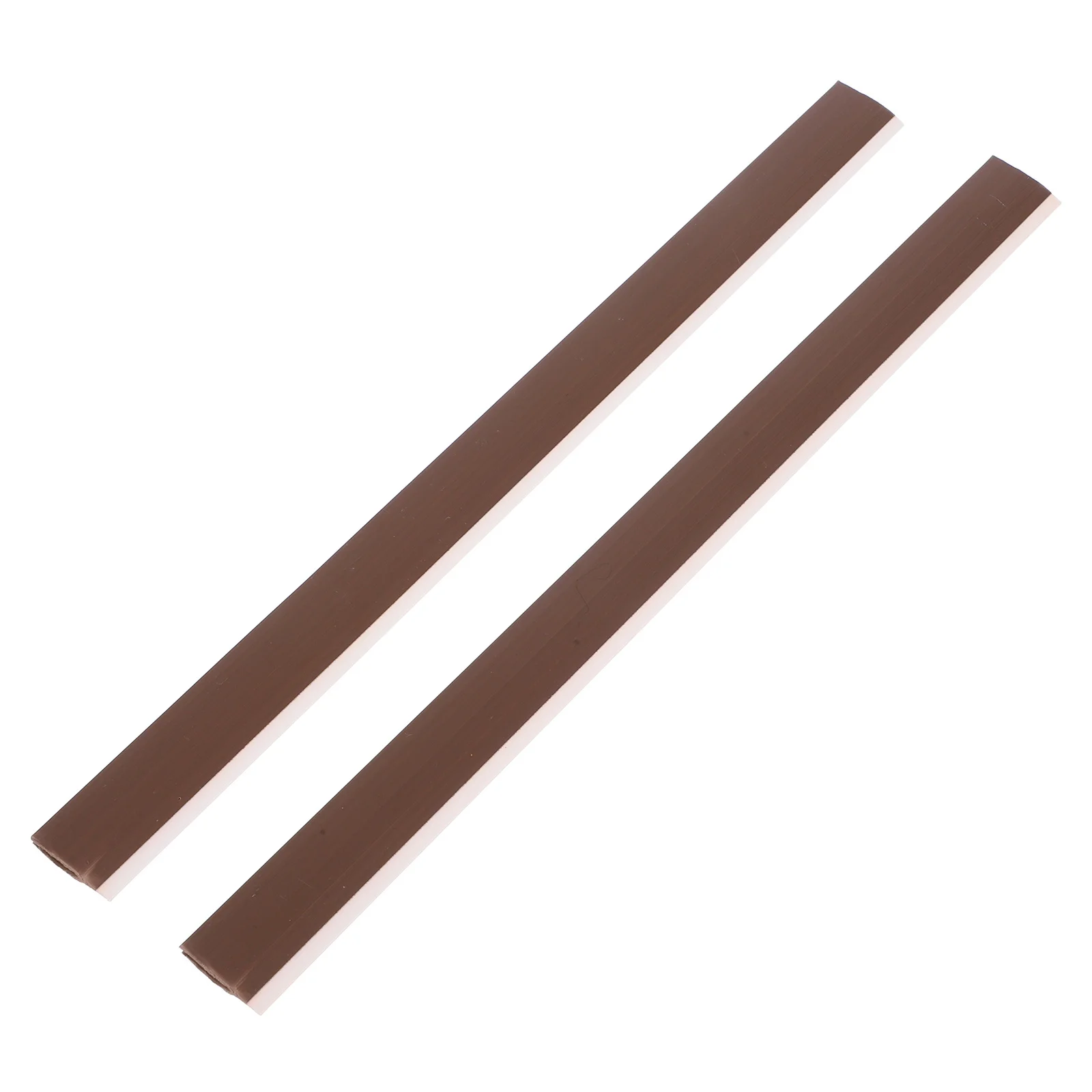 

2pcs Dustpan Lip Strips Plastic Pressing Edges For Garbage Shovel Replacement Waste Containing Design Smooth Inlet