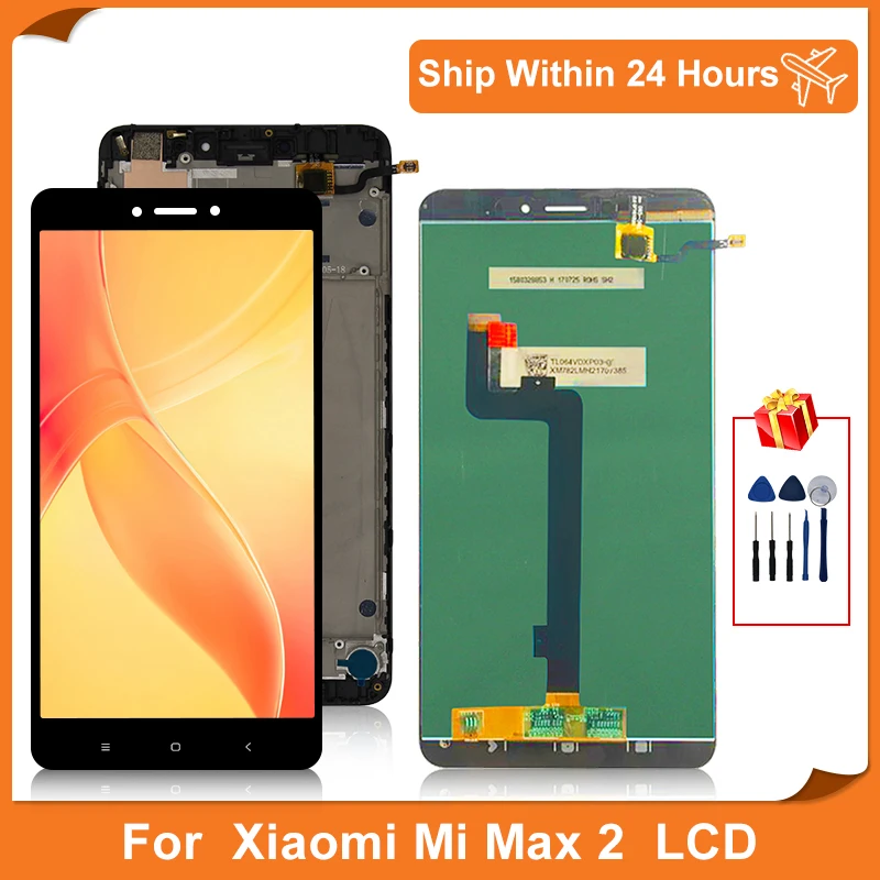 

6.44" SUPER AMOLED LCD Screen For XIAOMI MI MAX 2 Display Digitizer Touch Screen For XIoami Max2 Mi Max 2 LCD Replacement Parts