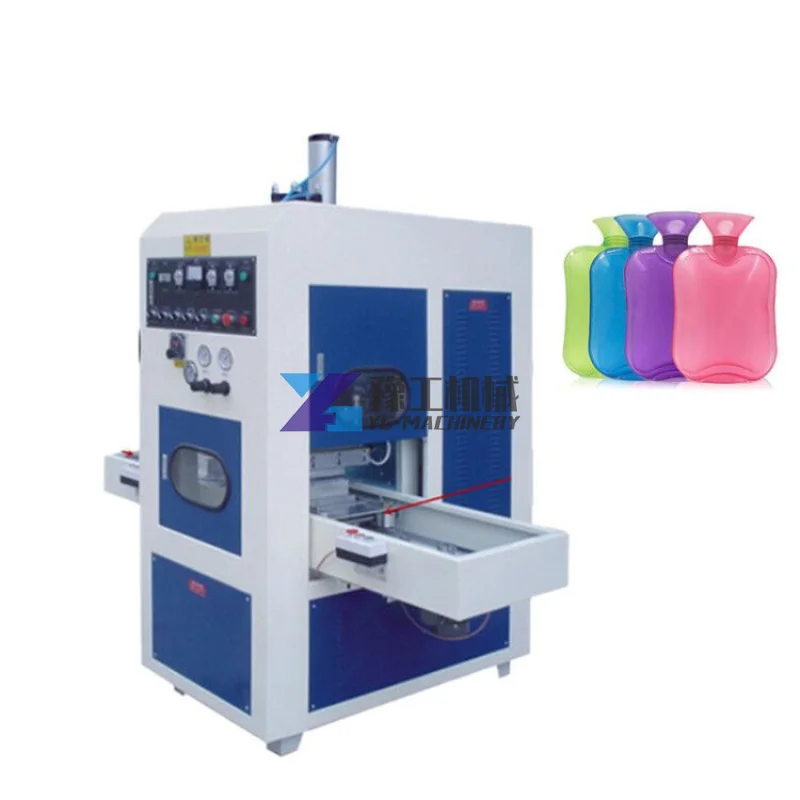 Automatic Shuttle PVC Plastic Bag Sealing Machine High Frequency Plastic Fusing Welding & Cutting Machine for Hot Water Bag