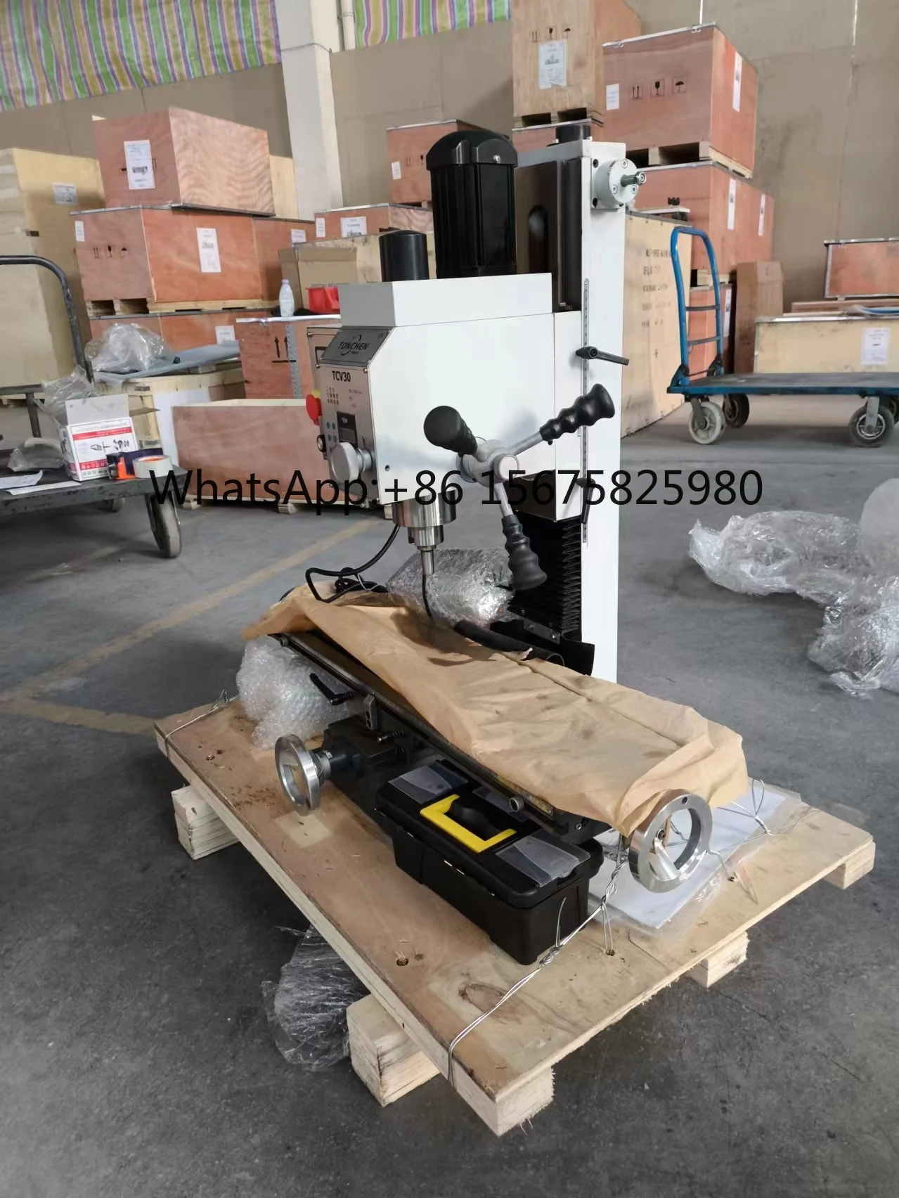 

High Precision 7x27 Inch Milling Machine 1.5HP Brushless Motor Drilling Equipment