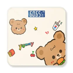 New Weight Scale Cartoon Weight Electronic Scales Home Girls Dormitory Cute High-precision Human Body Scale Weighing Scale