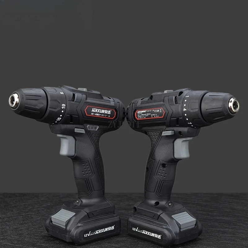 مفك براغي كهربائي صغير الحفر اليدوي، مفك براغي شحن متعدد الوظائف، رأس دفعة كهربائية، راديو بدوره