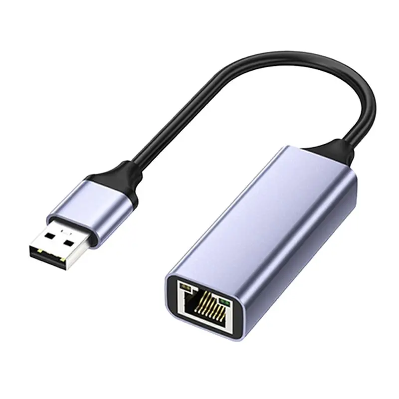 AY14 -Type-C To RJ45 Ethernet Adapter Network Adapter Type-C 3.0 PC Internet Type-C 1000Mbps Fit For Laptop/TV Box