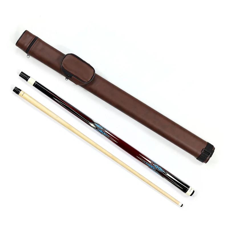 Superior Nine Ball Maple Wood Pool Cue with Holding Rod Case Set