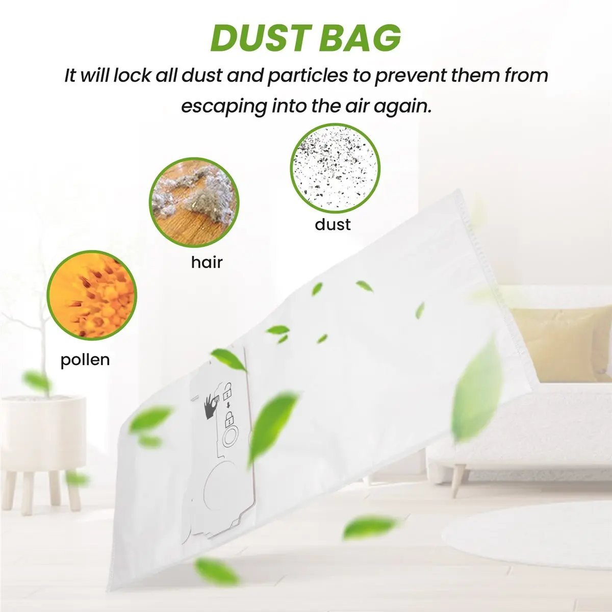 

(A25M) 6 шт. 204308 CT Mini/Midi -2/5 Мешки-фильтры для пыли для пылесоса Festool 204308 CT 15, аксессуар