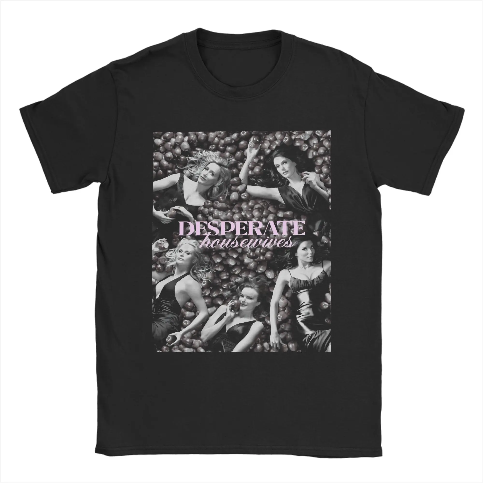 Men's T-Shirt Desperate Housewives TV Creative 100% Cotton Tees Short Sleeve Susan Lynette Bree Solis T Shirts Clothing Printed