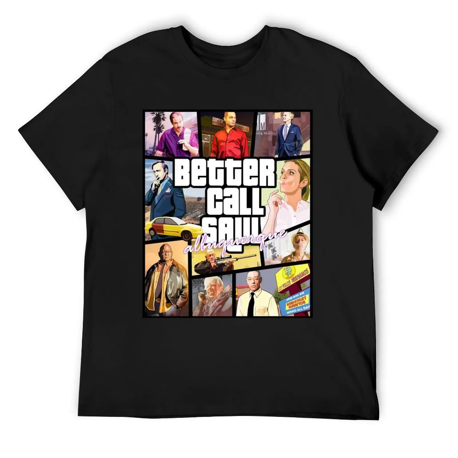

Grand Better Theft Call Auto Saul T-Shirt vintage t shirts funny shirt cotton Louboutins clothing for men