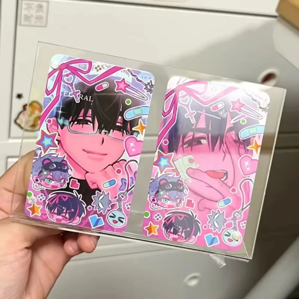 Karty z motywem kosmitów, anime, fotografie, kartki z Ivanem Till, małe kartki, zakładki, 7,6 cm, dla uczniów, dzieci, kolekcja, wodoodporne, zawieszki, na festiwal