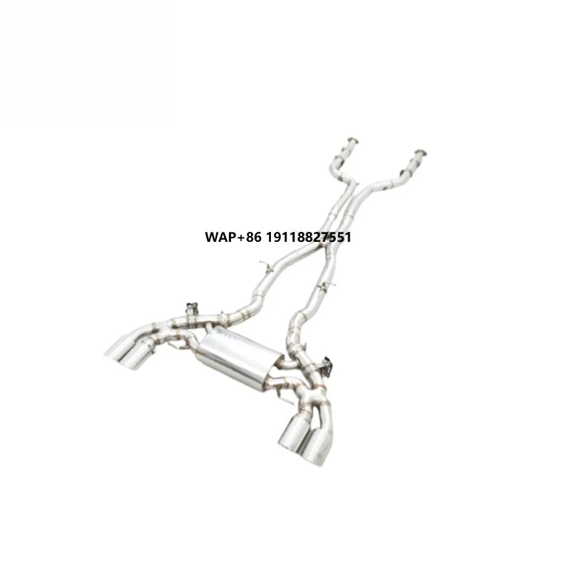 Titanium Stainless Steel Exhaust Pipe forX3 X3M X4M X6M X7 XM Racing Style Sport Car Modified Catback System