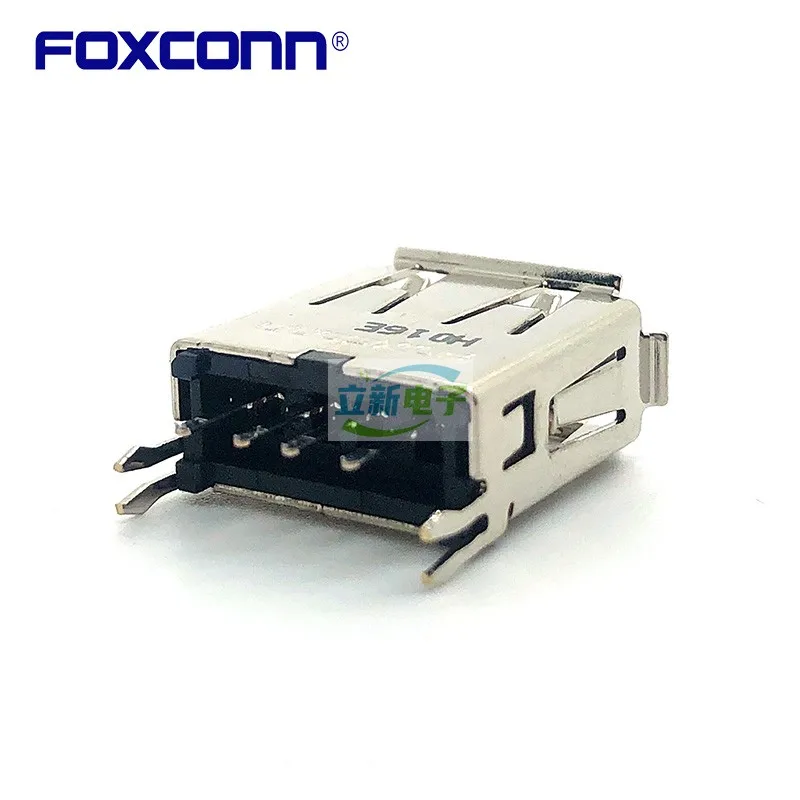 Foxconn UB0112C-4FK1-4F USB-A Moederbord In Lijn Connector Spot Voorraad