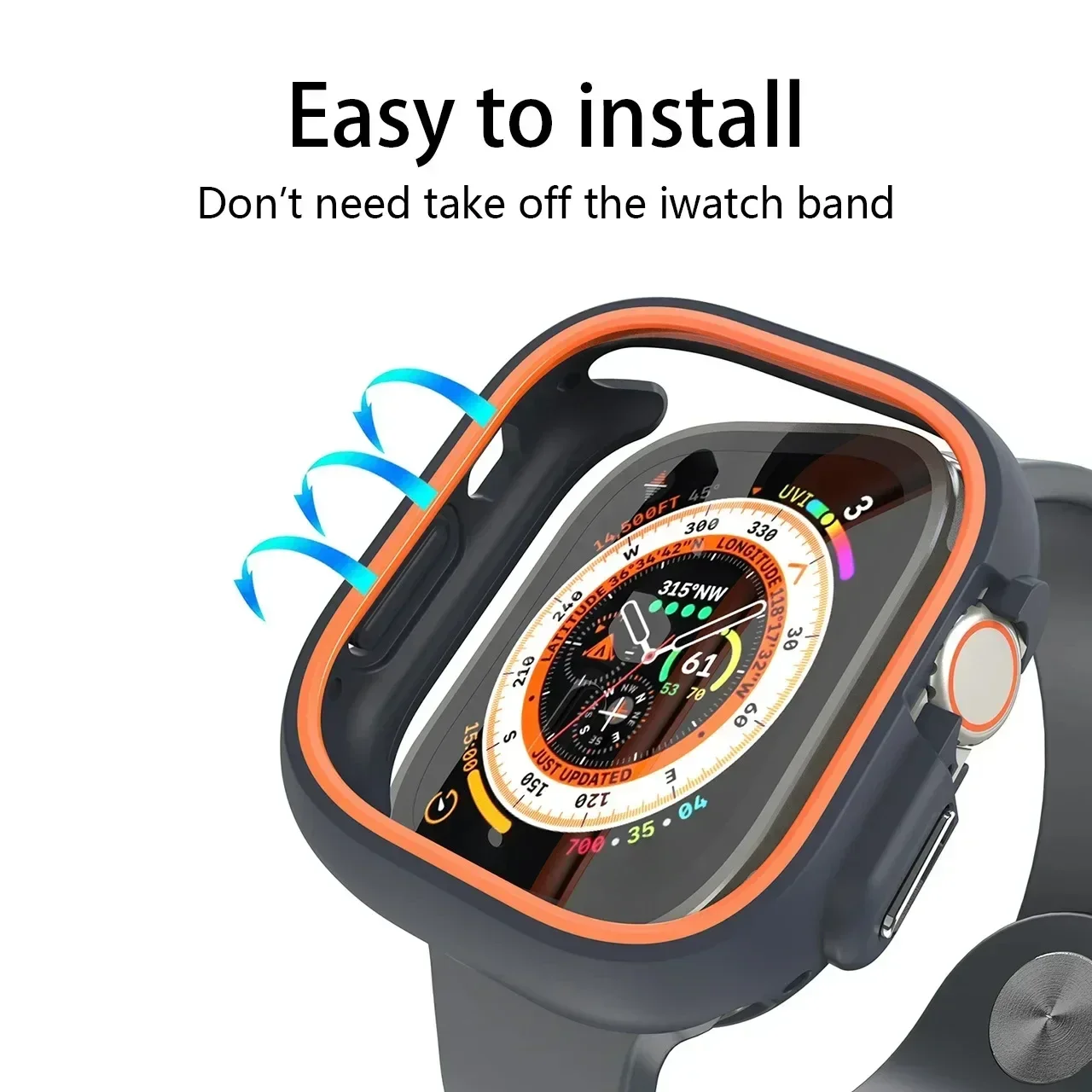 For Apple Watch Ultra 2 49mm 46mm 44mm 45mm 41mm 42mm TPU Protective Case Silicone Bumper Cover Shell For iWatch Series 10 9 8 6