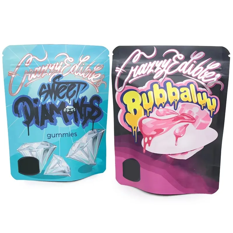 Custom Matte Ziplock Stand-Up Pouch | Resealable Opaque Waterproof Plastic Bag | Candy Cookie Chocolate