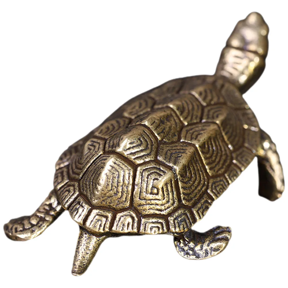 

Statue Retro Copper Turtle Retro Turtle Desktop Decor For Home Office Table Showcase Decoration