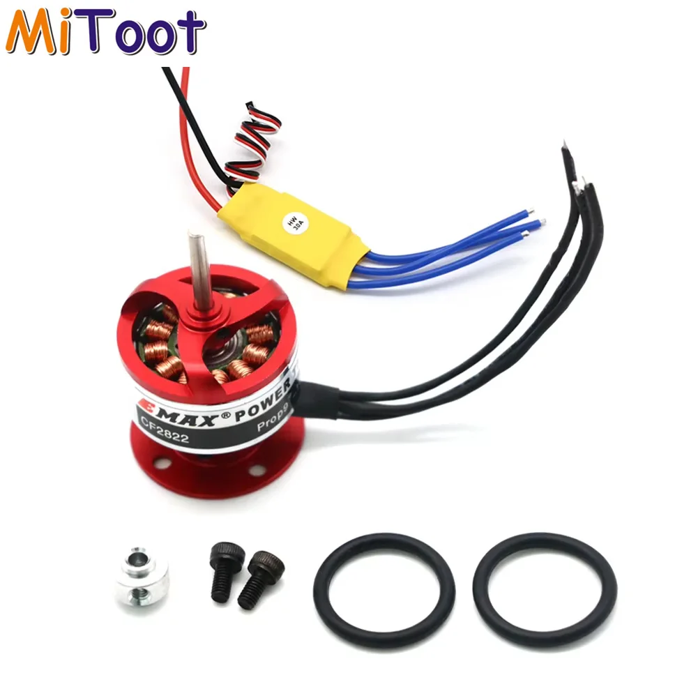 EMAX CF2822 1200KV Outrunner Motor + XXD 30A Brushless ESC For Rc Airplane Helicopter Drone
