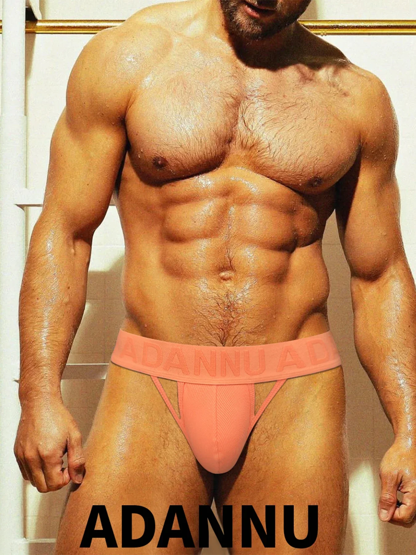 3Pcs Mixed Colors Sexy Men's Triangle Pants Threaded Cotton Sexy Lifting Buttocks Sports Lifting Buttocks Underwear For Men