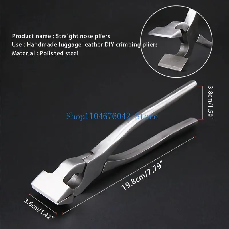 

652F Leather Special Tool Pliers for Leather Products Wallets Handbags Bags Straight for Head Curved Nose Pliers High Hardnes
