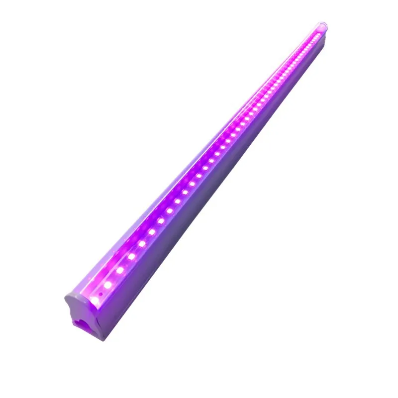 tubo uv 120cm 60cm integrado tubo ultravioleta lampada luz de fase blacklight 395nm para bar party club 110v 220v 10 pecas t5 01