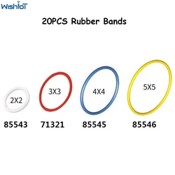 Bandes élastiques MOC pour poulie de section transversale ronde Hi-Technic, courroie d'entraînement de roue, 85543, 85544, 85545, 85546, 2x2, 3x3, 4x4, 5x5, 20 pièces