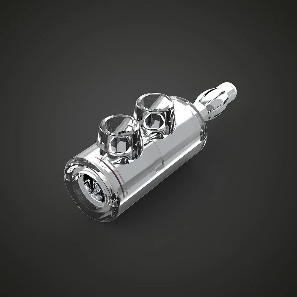 Audiocrast الروديوم مطلي 4 مللي متر مكبر هاي فاي محطات سلك دبوس الموز التوصيل برغي قفل كابلات الموصلات محول لتقوم بها بنفسك كابل مكبر الصوت