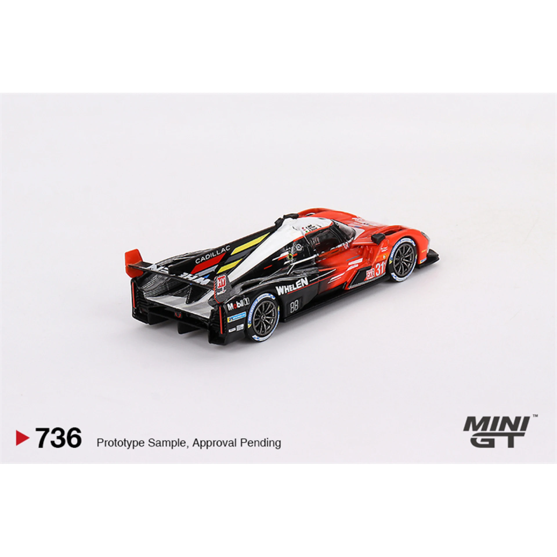 MINIGT 1:64 Model samochodu zabawkowego Cadil V-Series.R # Pojazd sportowy 311 Action Express Racing Alloy # MGT00736