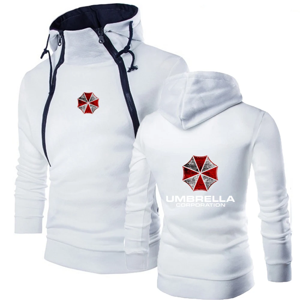 2023 Men Fashion Umbrella Corporation Zipper Sweatshirt Male Tracksuit Hip Hop Print Autumn Popularity Classic Harajuku Tops