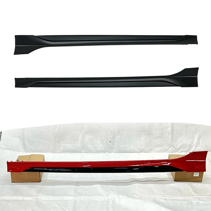 Factory optional US colors auto accessories diffuser side skirts aprons car body kit for honda civic2021 2022 2023