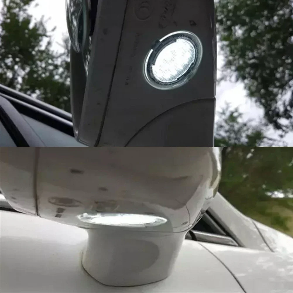 Luz Led para retrovisor de coche, iluminación para retrovisor, para Ford piezas Edge Mondeo MK5 Fusion Explorer Flex Taurus Mustang, 2 F-150