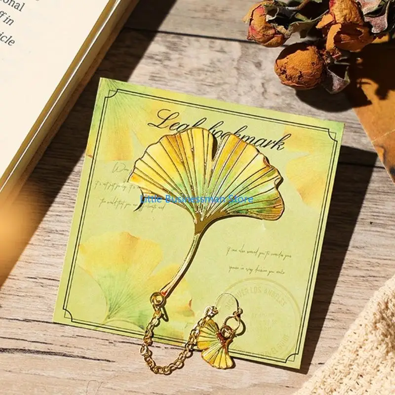 Handcrafted Plant Themed Bookmarks Sturdy Metal Construction Great For DIY M76A