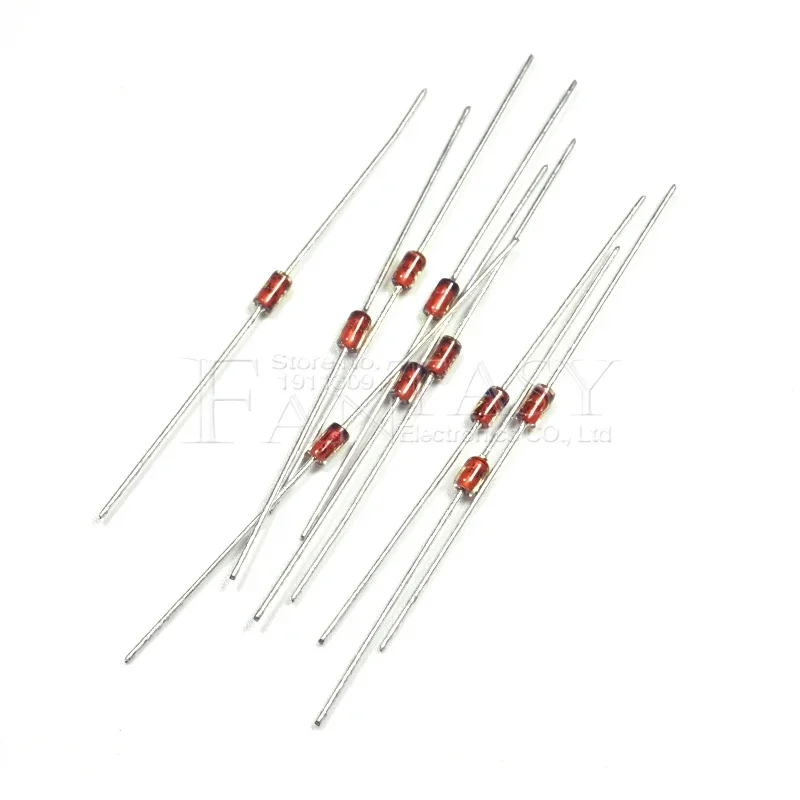 100pcs 1W Zener diode DO-41 3V 3V3 3V6 3V9 4V3 4V7 5V1 5V6 6V2 6V8 7V5 8V2 9V1 10V 11V 12V 13V 15V 1N4733A 1N4742A 1N4728A