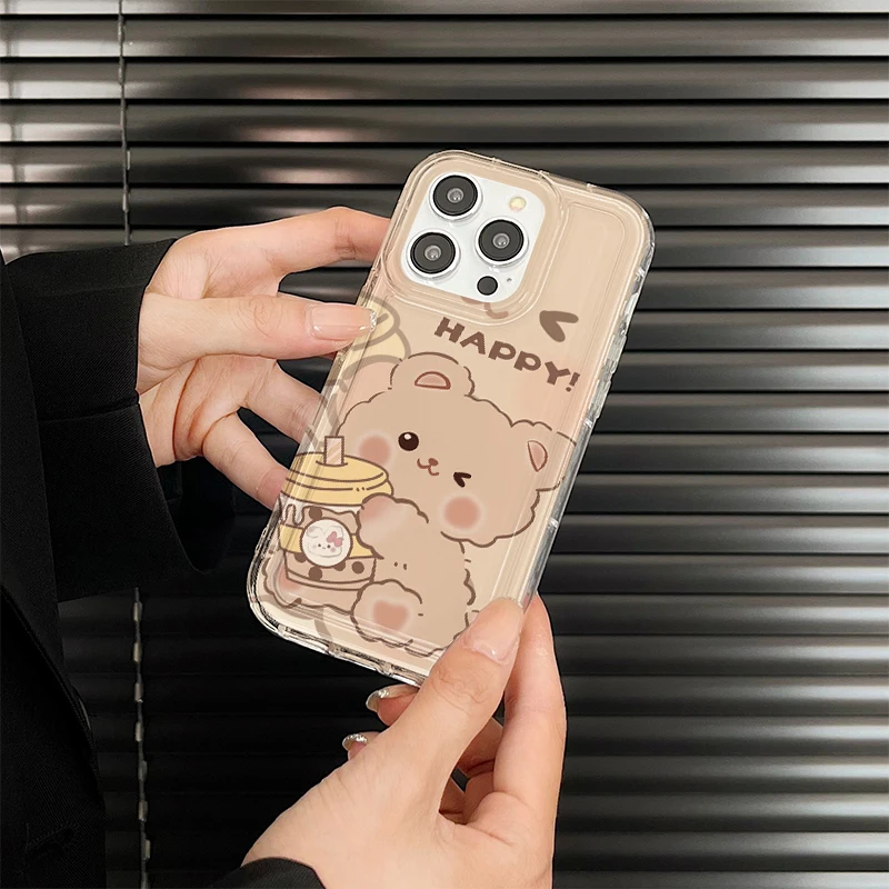 J2459 Fall Prevention Cushion Type For Samsung Galaxy A14 A34 A54 A52 A51 A72 A73 A12 A32 A23 A42 Case DIY Soft TPU Cover