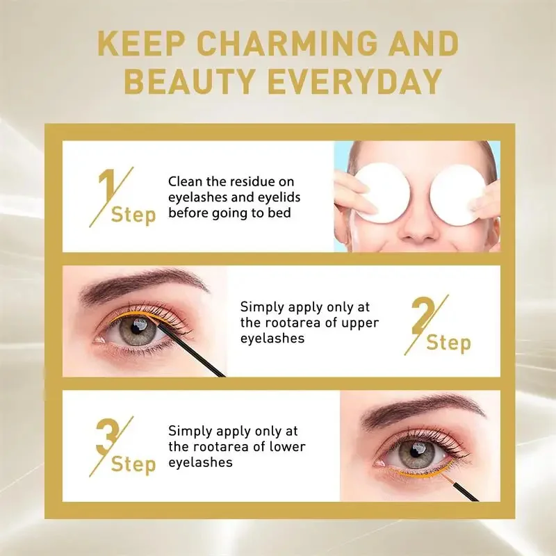 Suero de crecimiento rápido de pestañas, potenciador de pestañas Natural de 5 días, tratamiento de pestañas más largas y gruesas, nuevos productos, maquillaje para el cuidado de los ojos ﻿