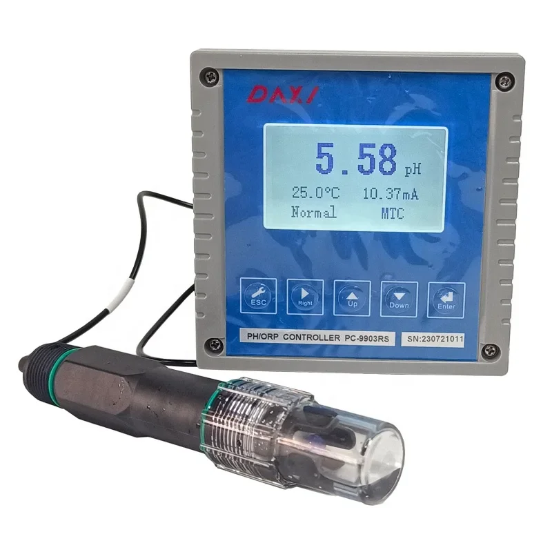 DAXI PC-9903 high Resolution Digital online ph meter for Water quality ing with Swimming Pool