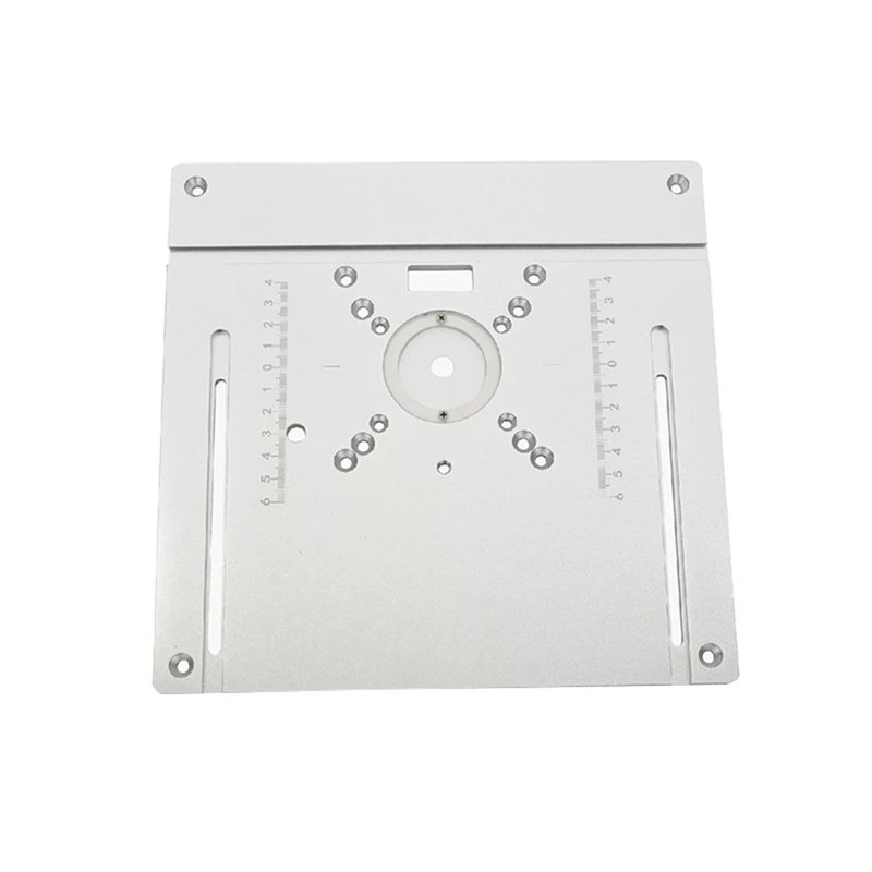 Alumínio elétrico Router Tabela Inserir Placa, Madeira Milling Flip Board, Miter Gauge Guia Set, Serra de mesa, bancada