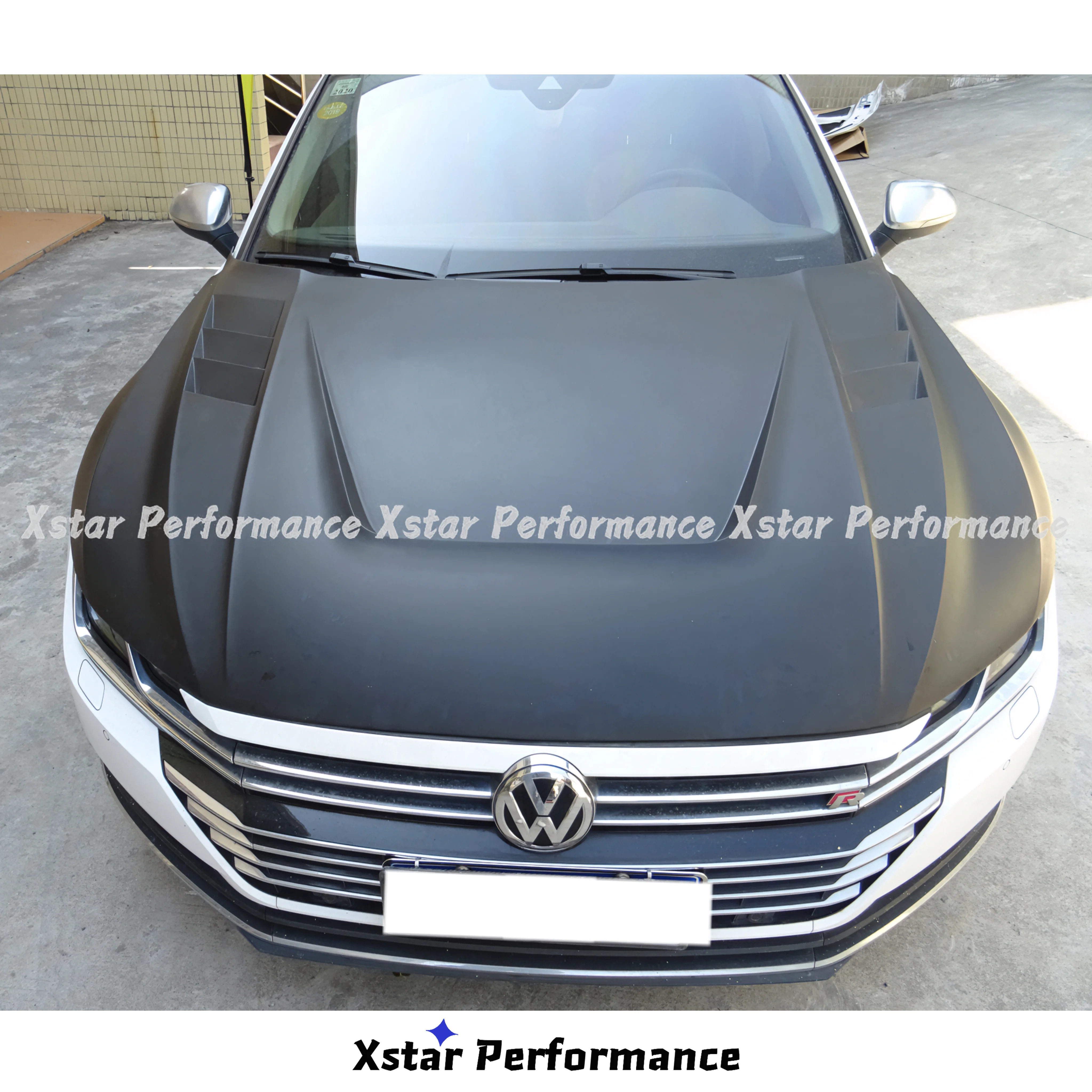 Xstar Performance Vent Style Carbon Fiber Hood Bonnet For Volkswagen VW Arteon Cc 2018-2020