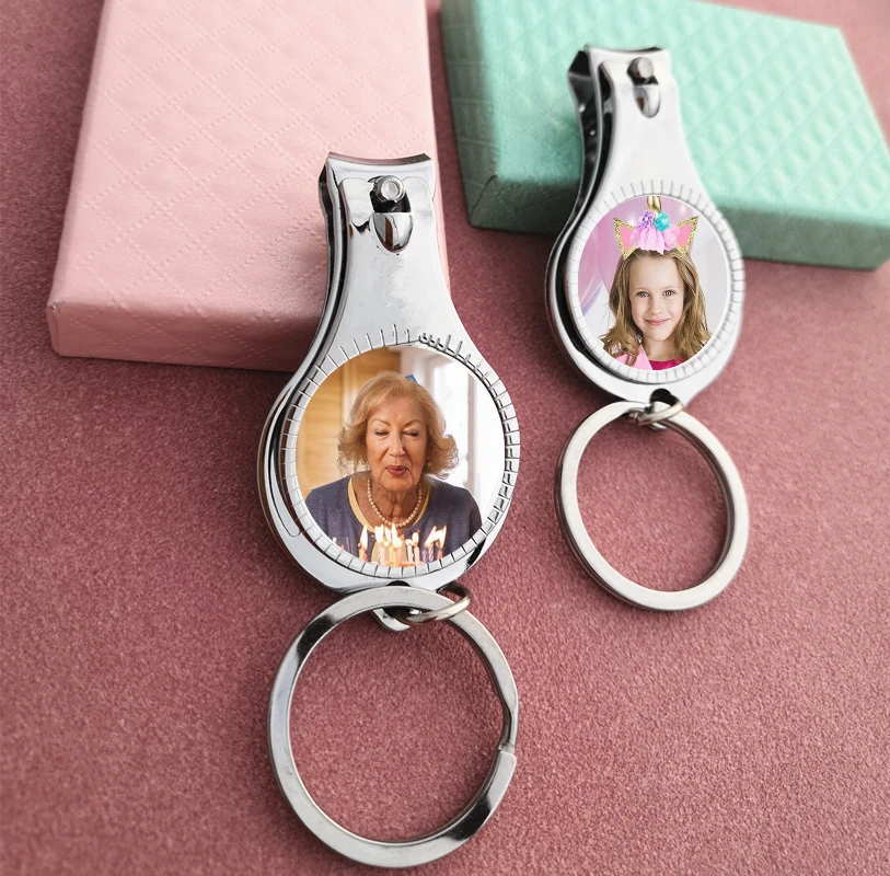 50/100pcs Personalized Logo Wedding Souvenir Favors Gifts Bottle Opener  Birthday Party Keychain Text/Nail Clippers Custom Photo